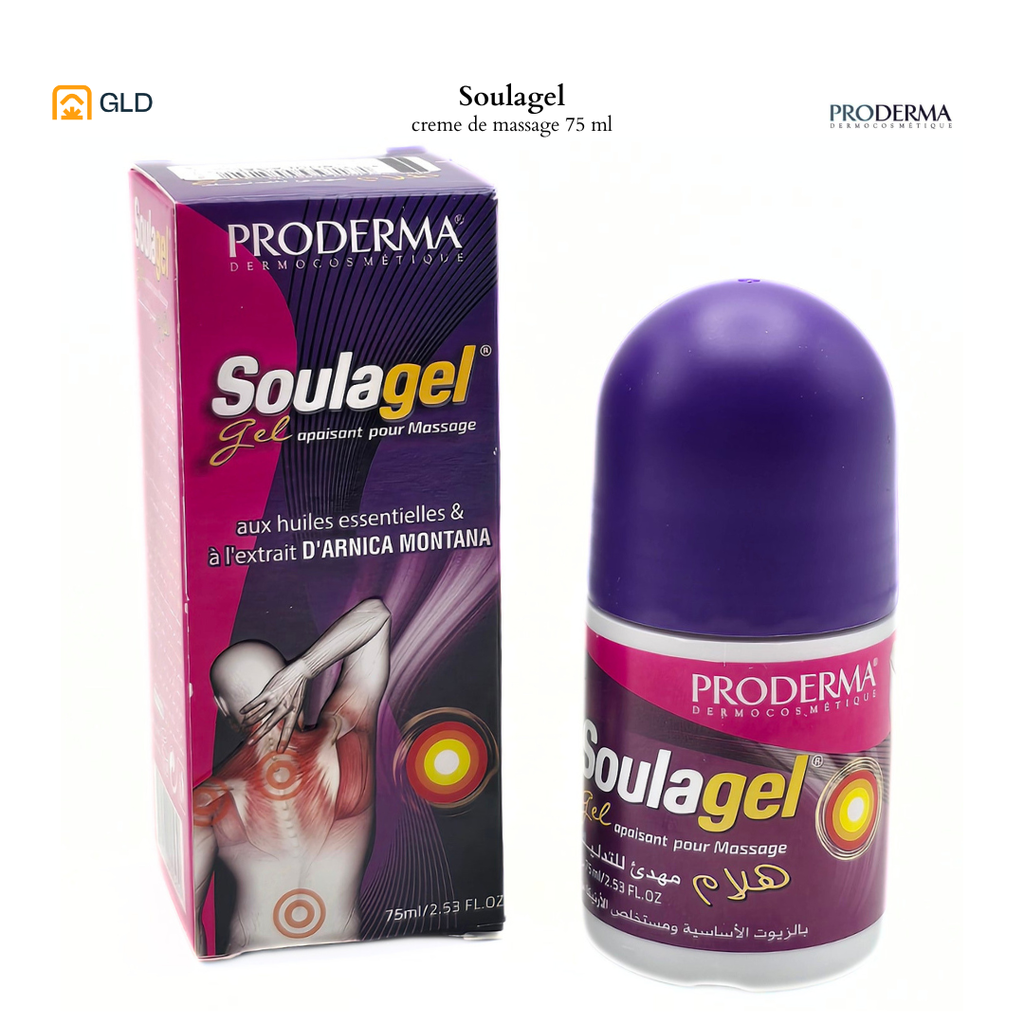 Soulagel Gel Apaisant Pour Massage Roll On Proderma 75ML