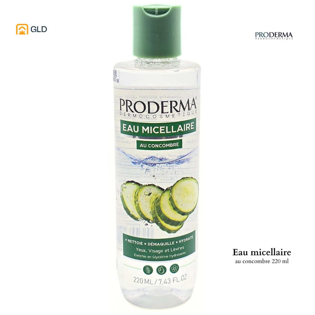 Eau Micellaire Au Concombre Proderma 220ML