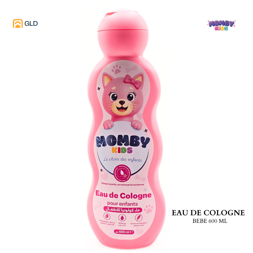 Eau de Cologne Rose Bébé Hiposol 600ML Momby 