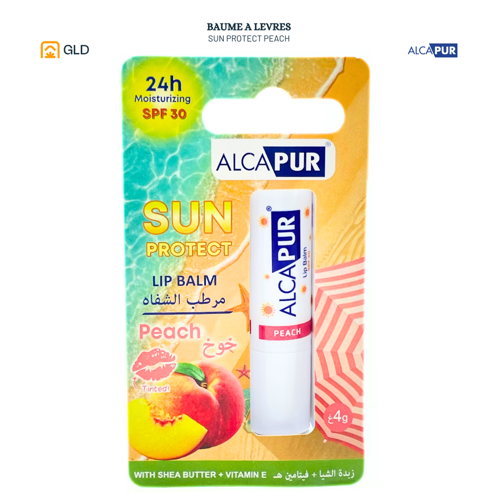 Stick Levres Hydratant Alcapur Peche Spf 30
