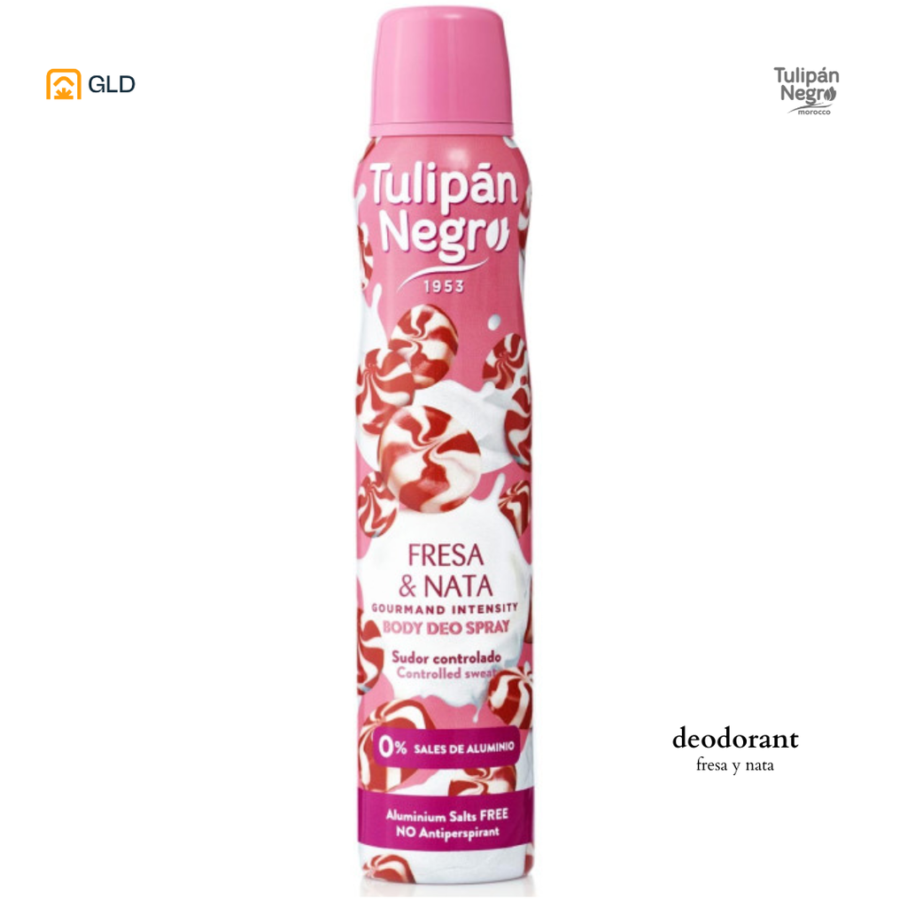 Deo Tulipan Negro Fresa Nata  200ML  