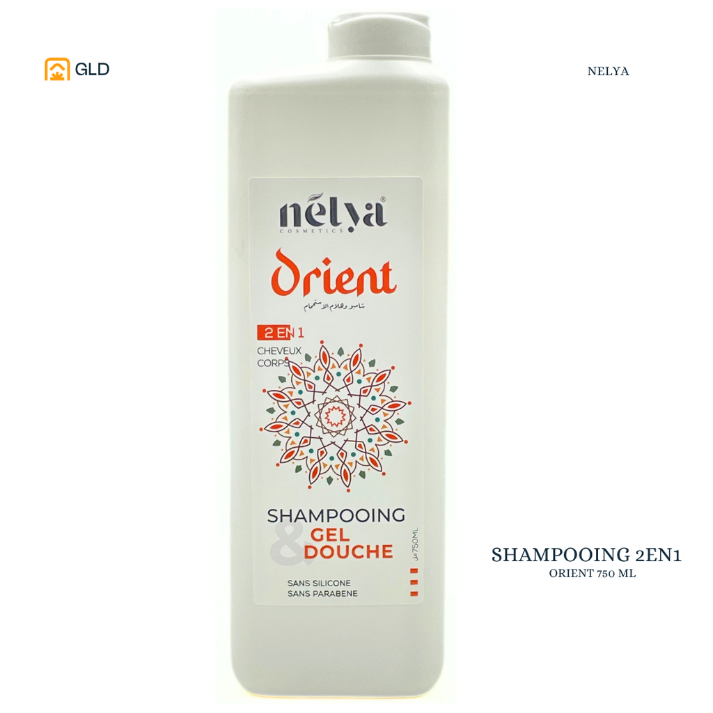 Shampooing Gel Douche Orient Nelya 2en1  750ML