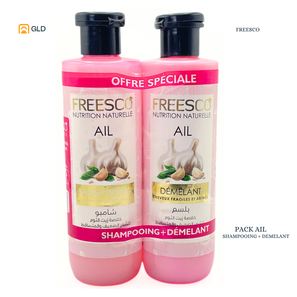 Lot Shampooing+Apres Ail Freesco  