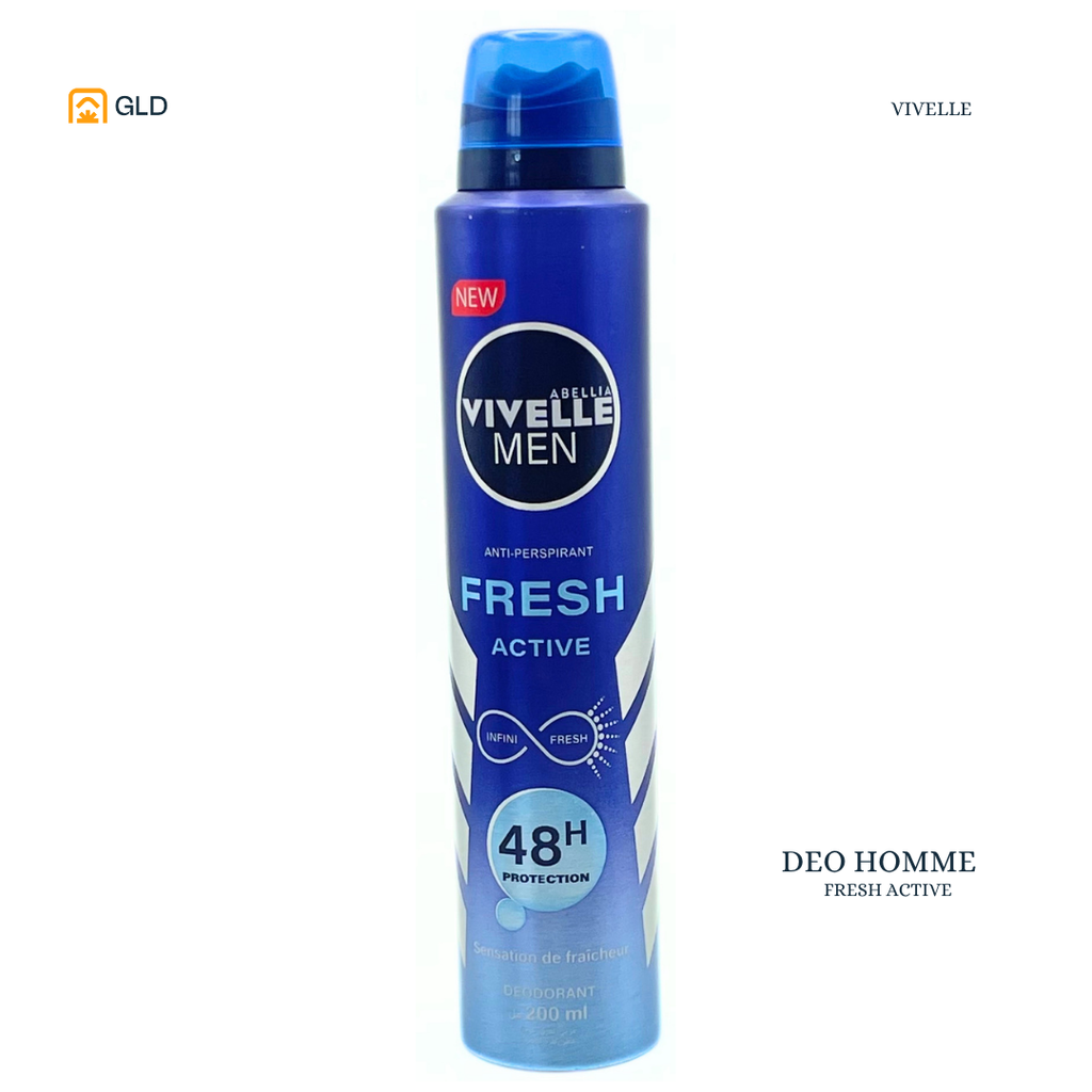 Deodorant  Vivelle Abellia Bleu fresh active 200ML 