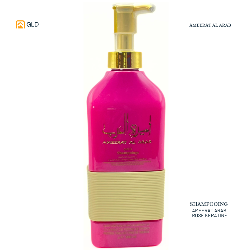 Shampooing Ameerat El Arab Rose Keratine 500ML