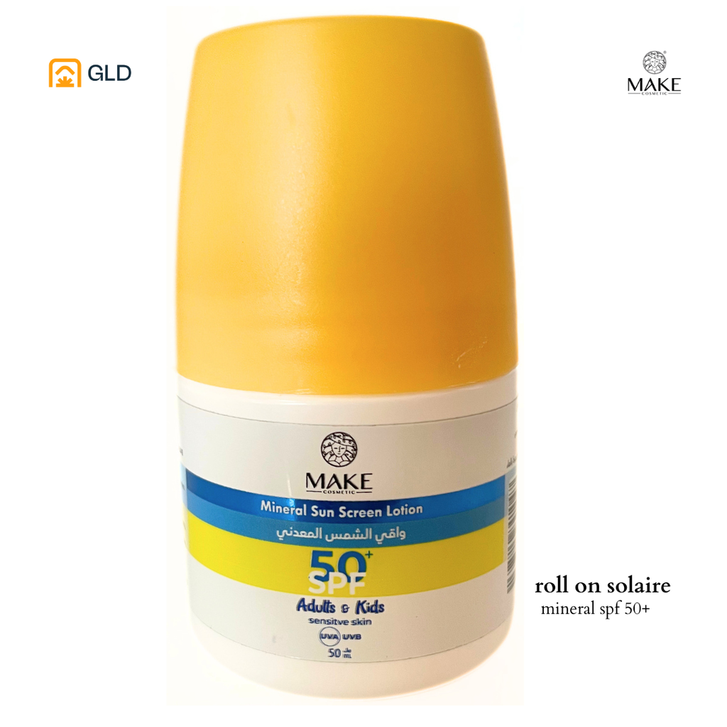 Make Roll on Mineral Sun Cream Lotion 50Ml