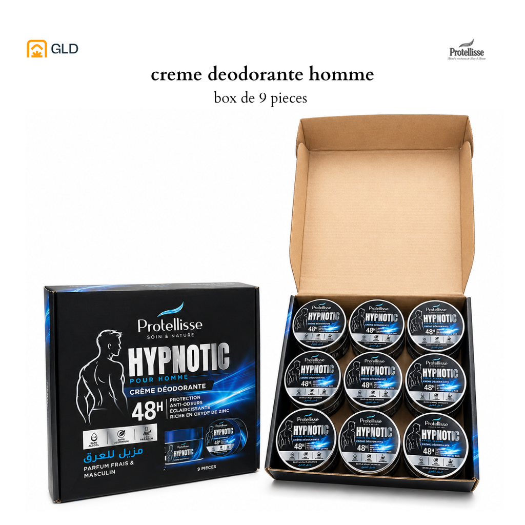 Creme Deodorante Protellisse Homme (Box de 9)