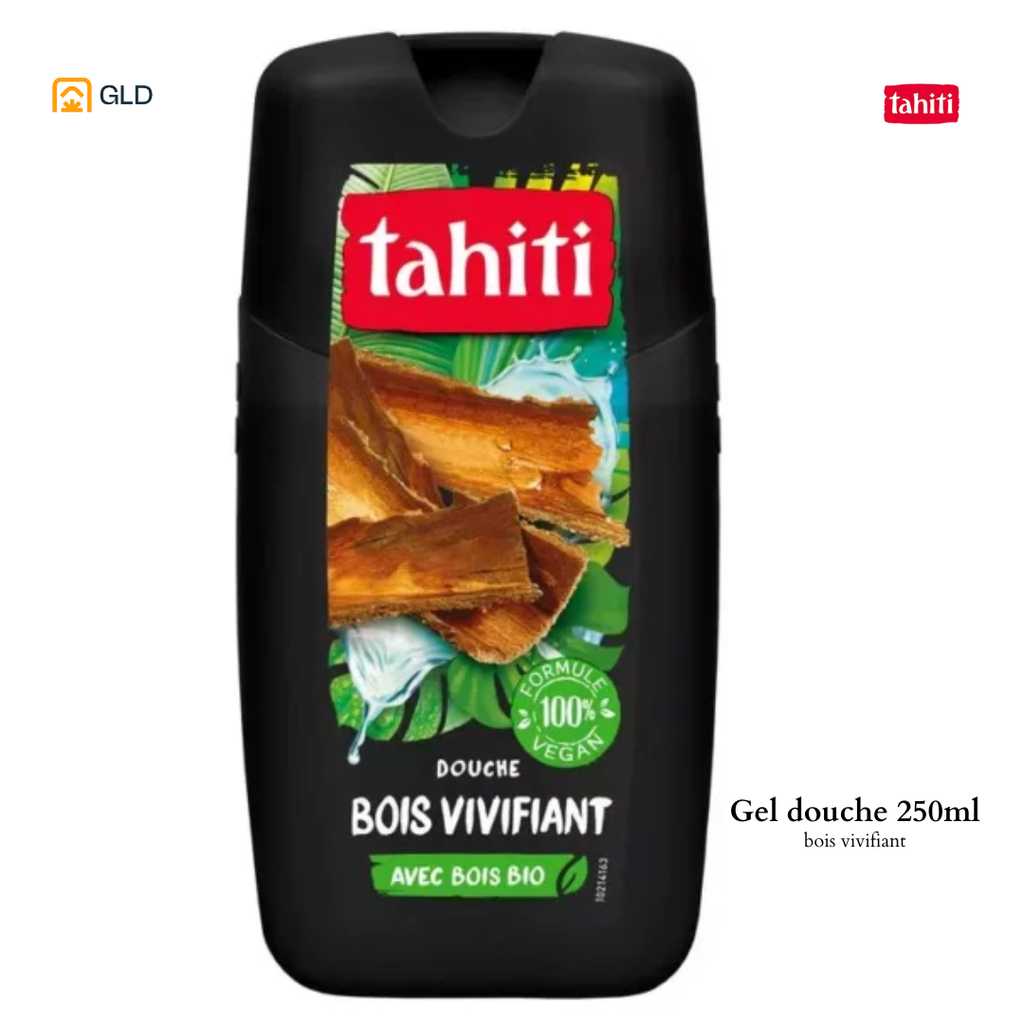 Gel Douche Tahiti Bois Vivifiant 250 ml 