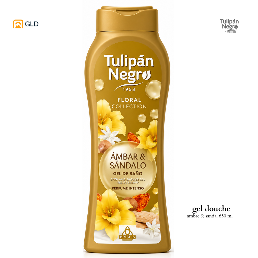 Gel Douche Tulipan Negro Amber & Sandalo 650ML