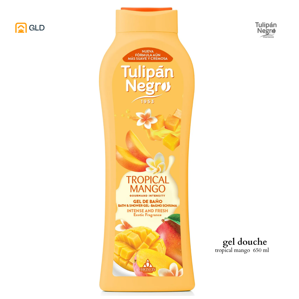 Gel Douche Tulipan Negro Tropical Mango 650ML