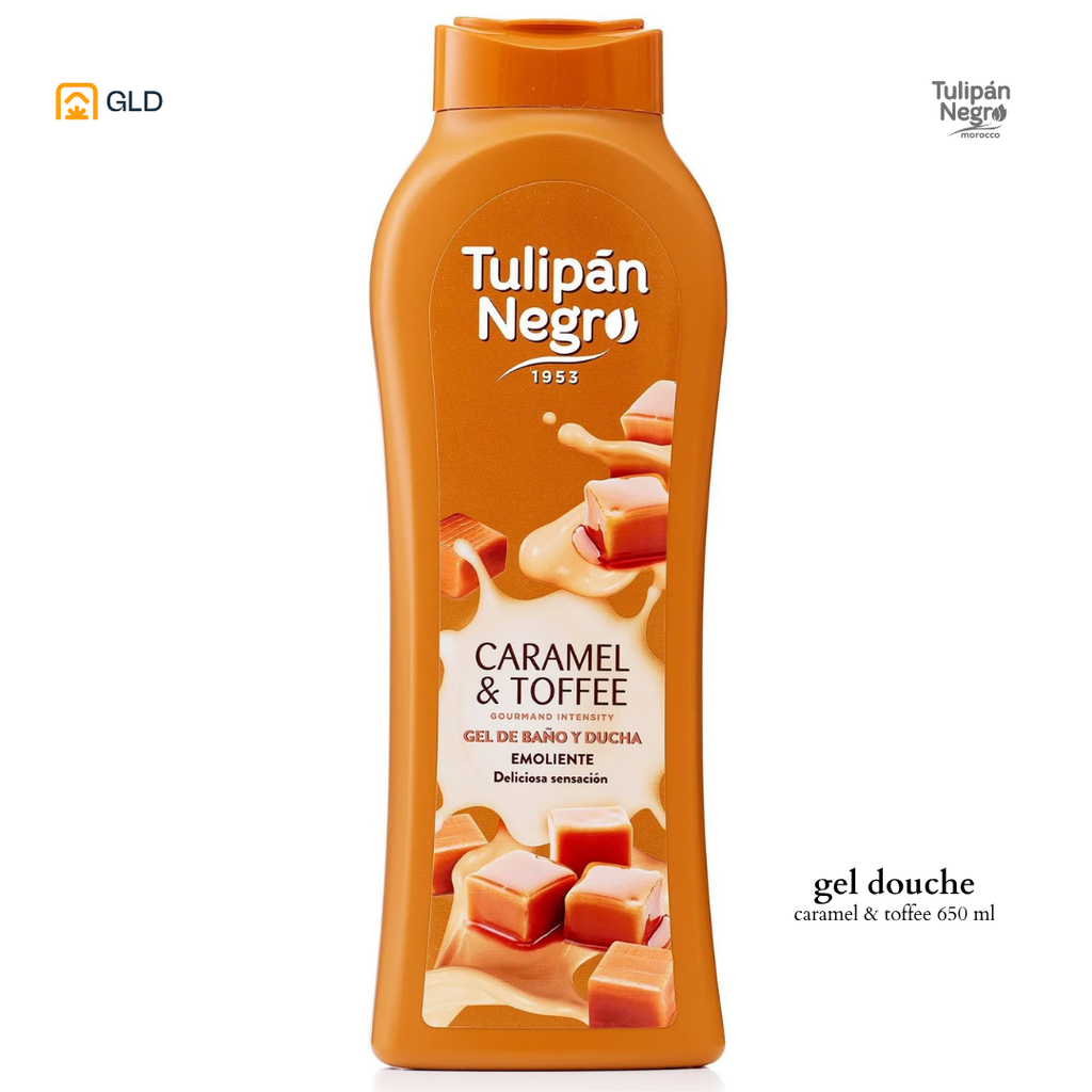 Gel Douche Tulipan Negro Caramel & Toffee 650ML