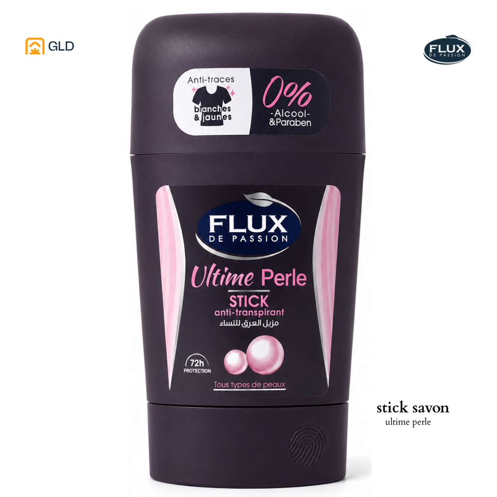 Anti-Transpirant Stick 48h FLUX de Passion Femme 50 mL (Ultime Perle)
