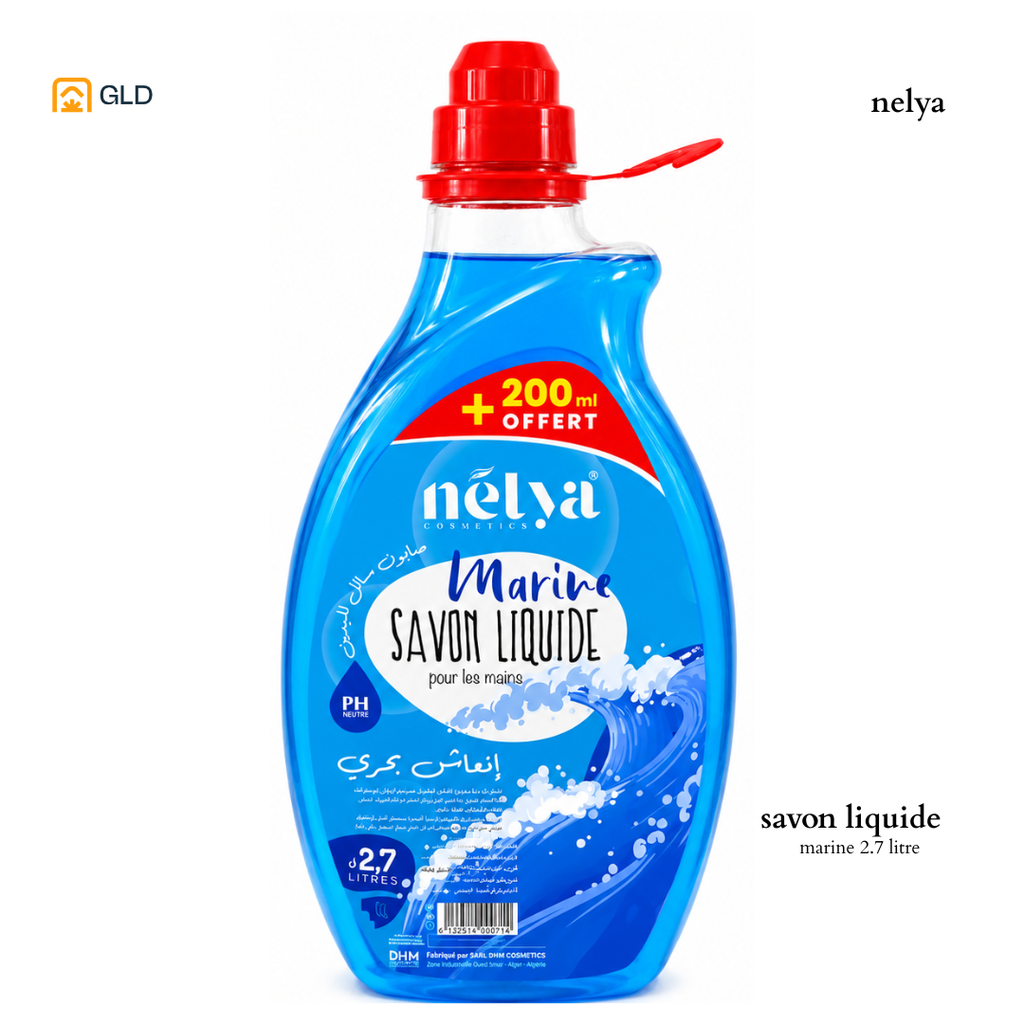 Savon Liquide Nelya 2.7L Marine