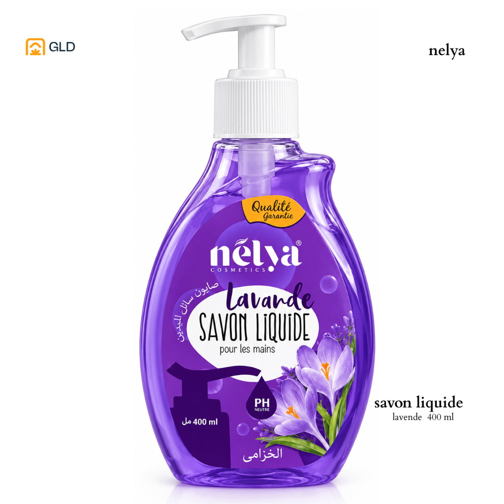 Savon lequide  Lavande Nelya 400ML 