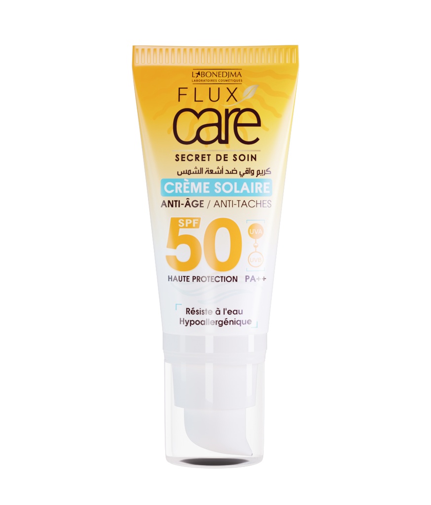 Creme Solaire Flux Care Spf50 Anti-Age Et Anti-Tache 50 Ml
