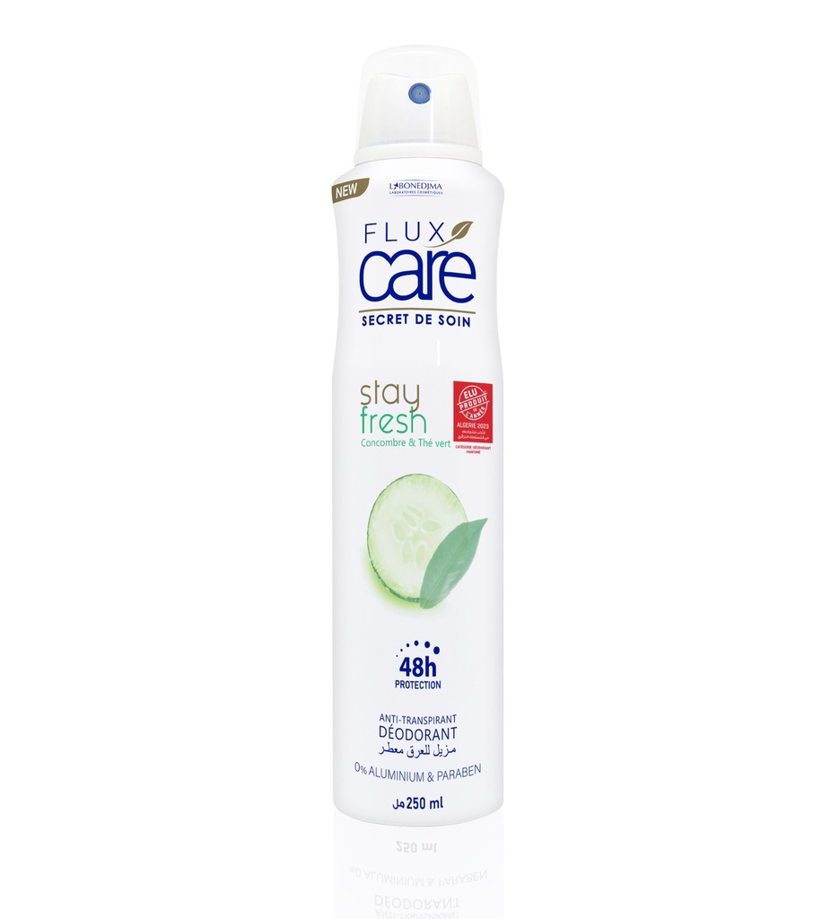 Deodorant Flux Care Stay Fresh Concombre & The Vert 250 Ml