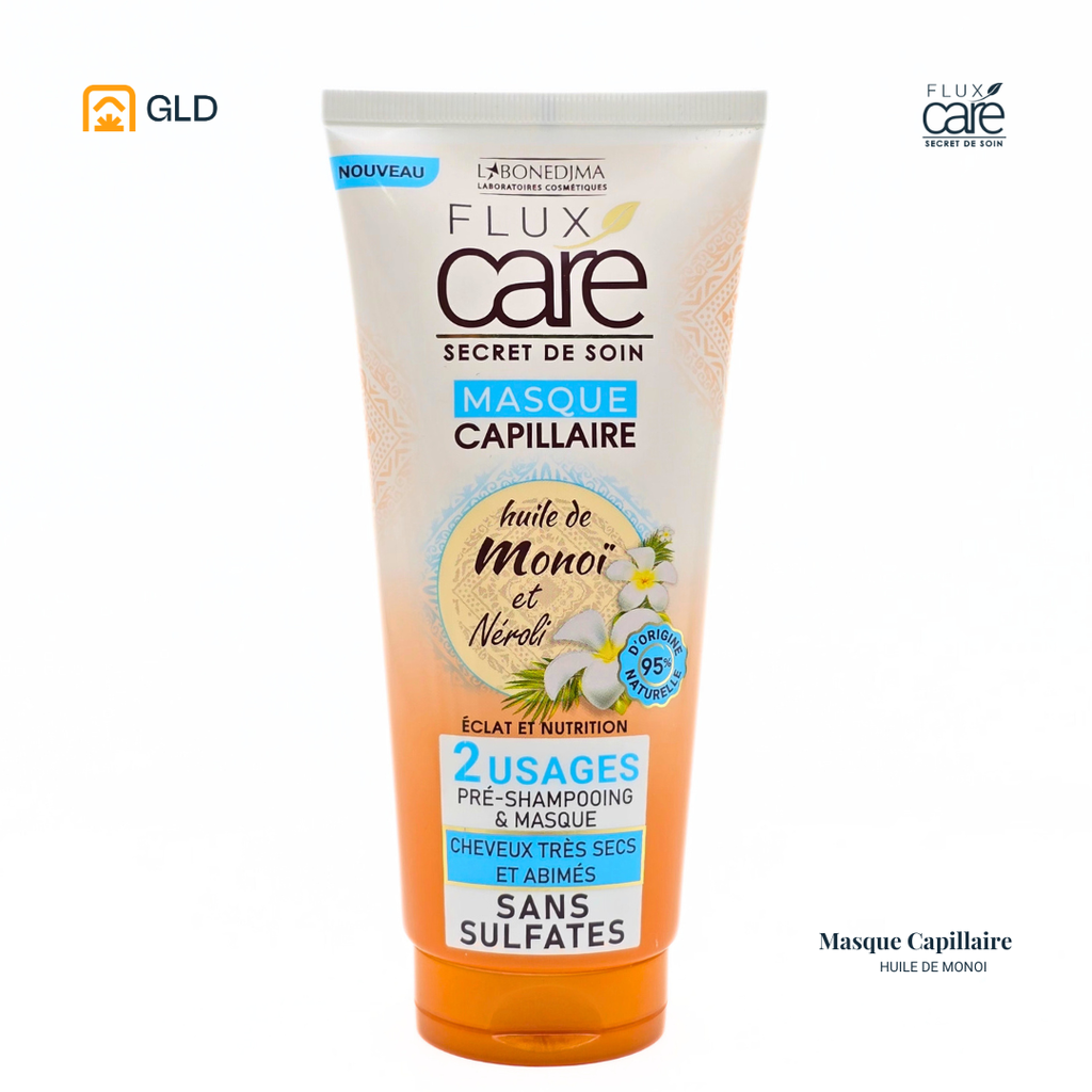 Masque Capillaire Flux Care Huile De Monoi Et Neroli Tube 200 Ml