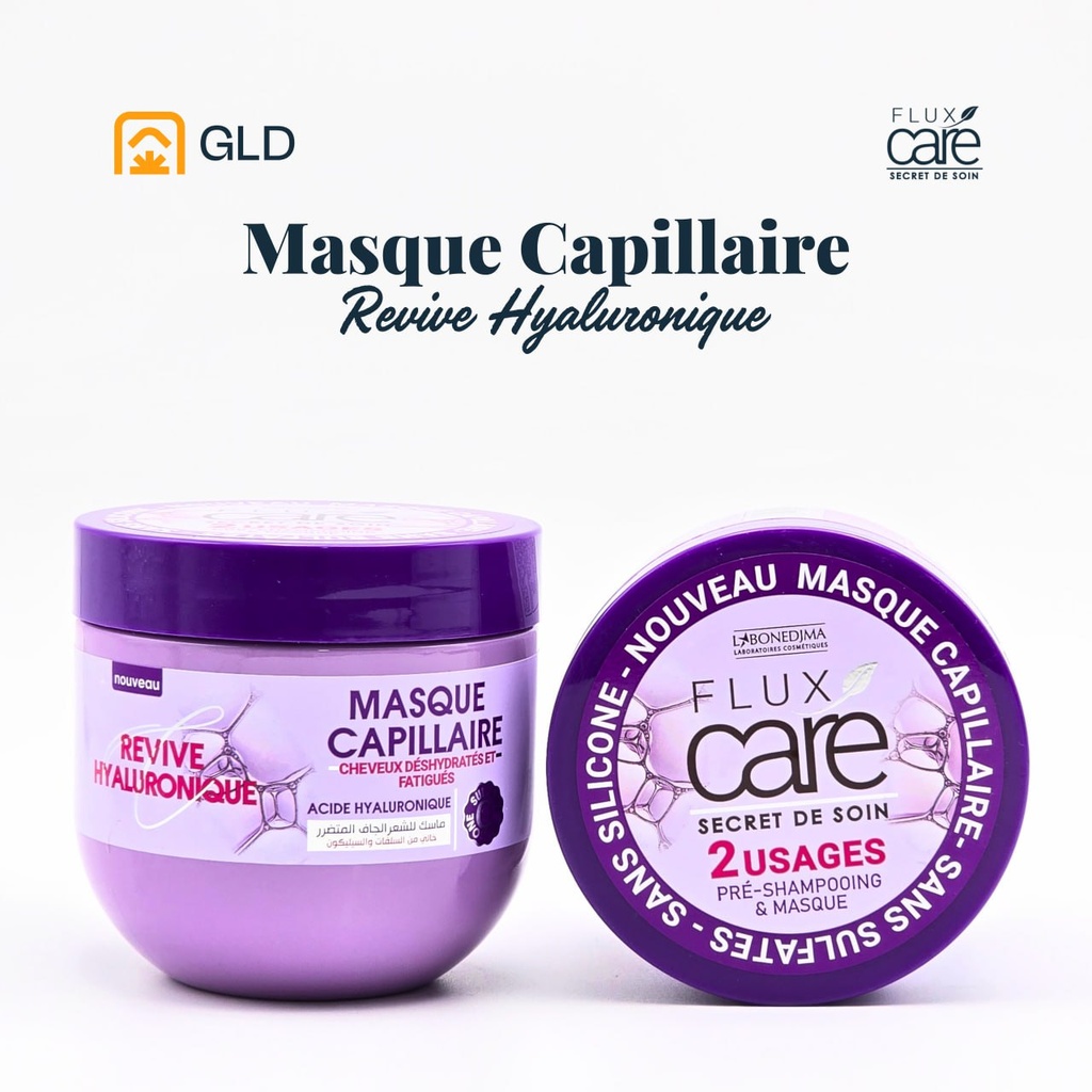 Masque Capillaire Flux Care Revive Hyaluronic Pot 370 Ml