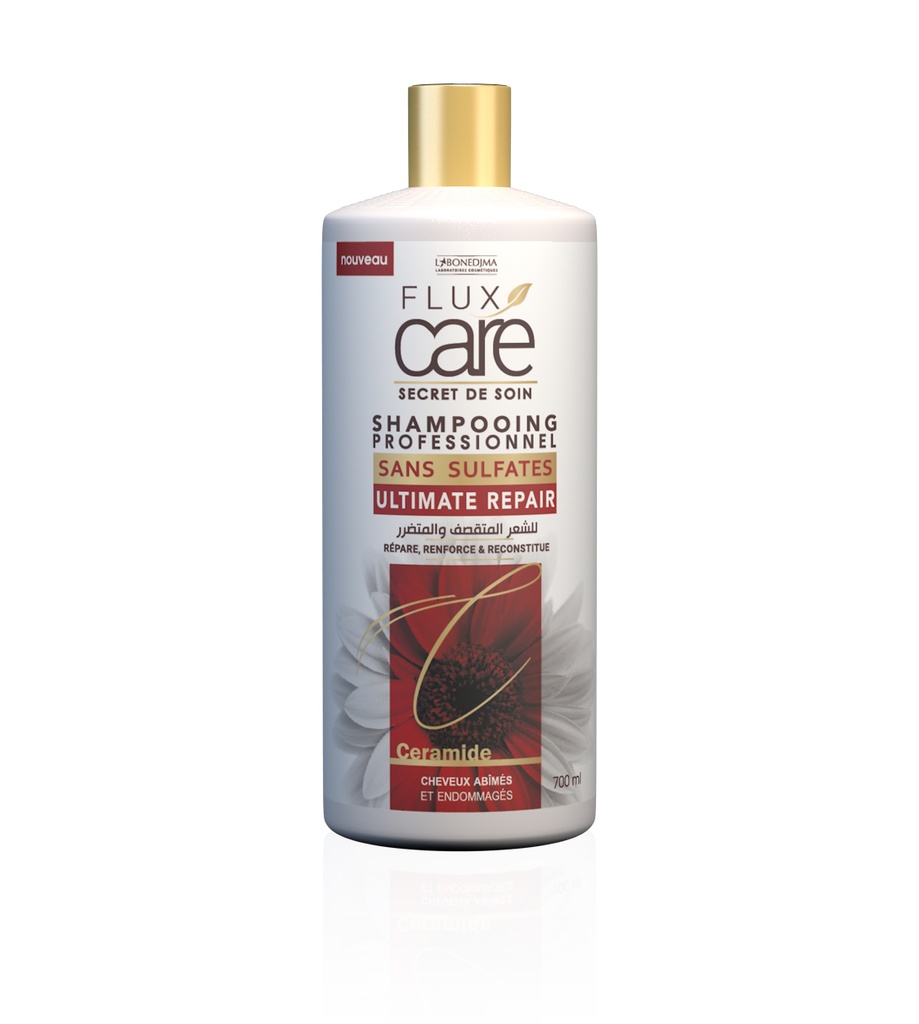 Shampooing Flux Care Sans Sulfates Professionnel 700 Ml Ceramide