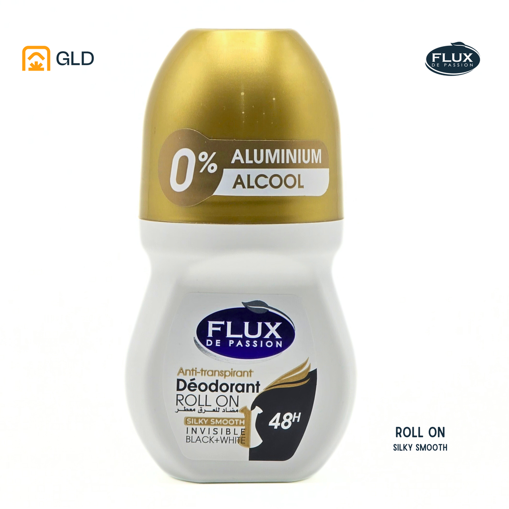 Roll On Flux Black And White Silky Smooth 60 Ml