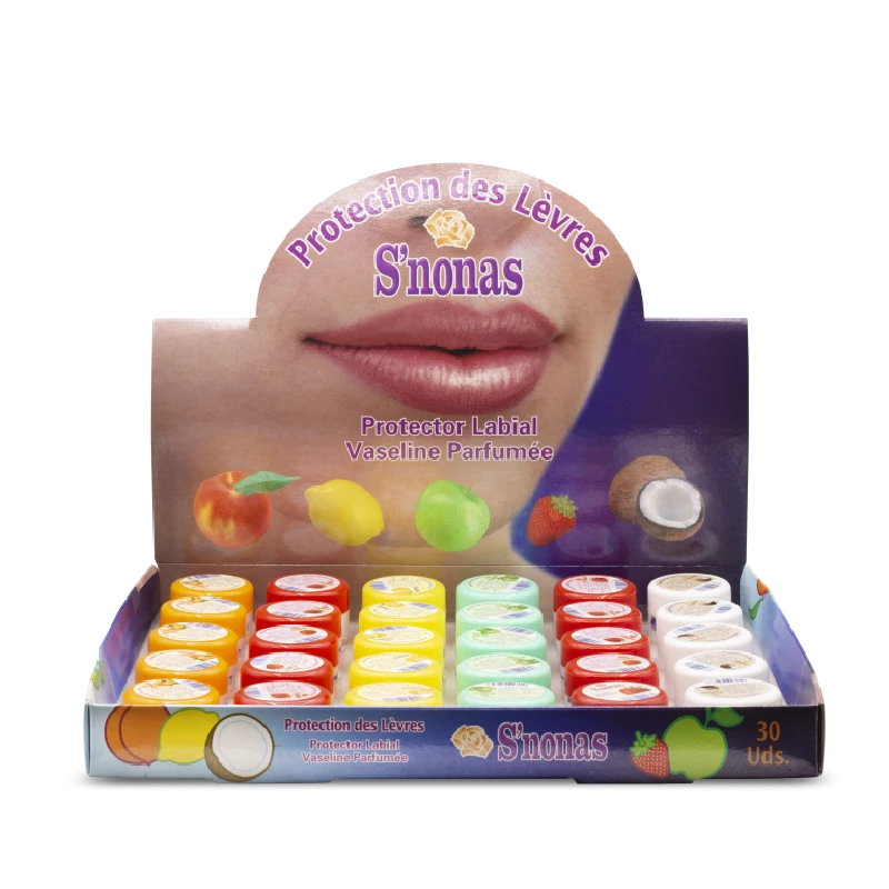 Baume À Lèvres Loé 15 Gr (Présentoir De 30 Pièces)