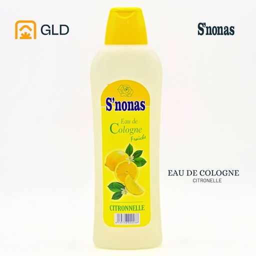 Eau De Cologne S'nonas Citronnelle 750 Ml