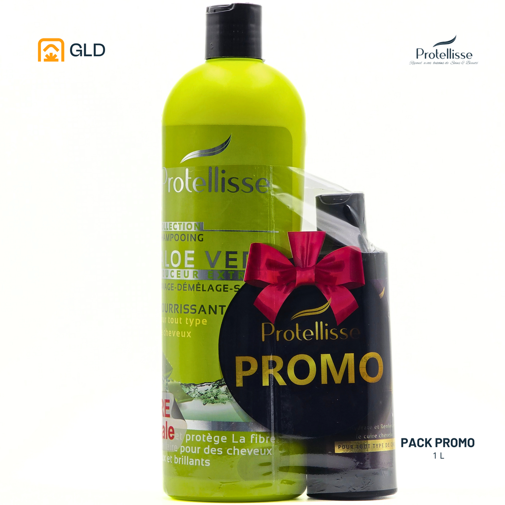 Shampooing 1L Promo Tous Types De Cheveux (Vert)