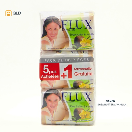 Savon Flux 6Ps Butter  Vanilla 125 Gr 