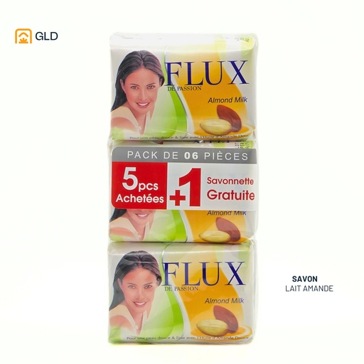 Savon Flux 6Ps Almond Milk 125 Gr 