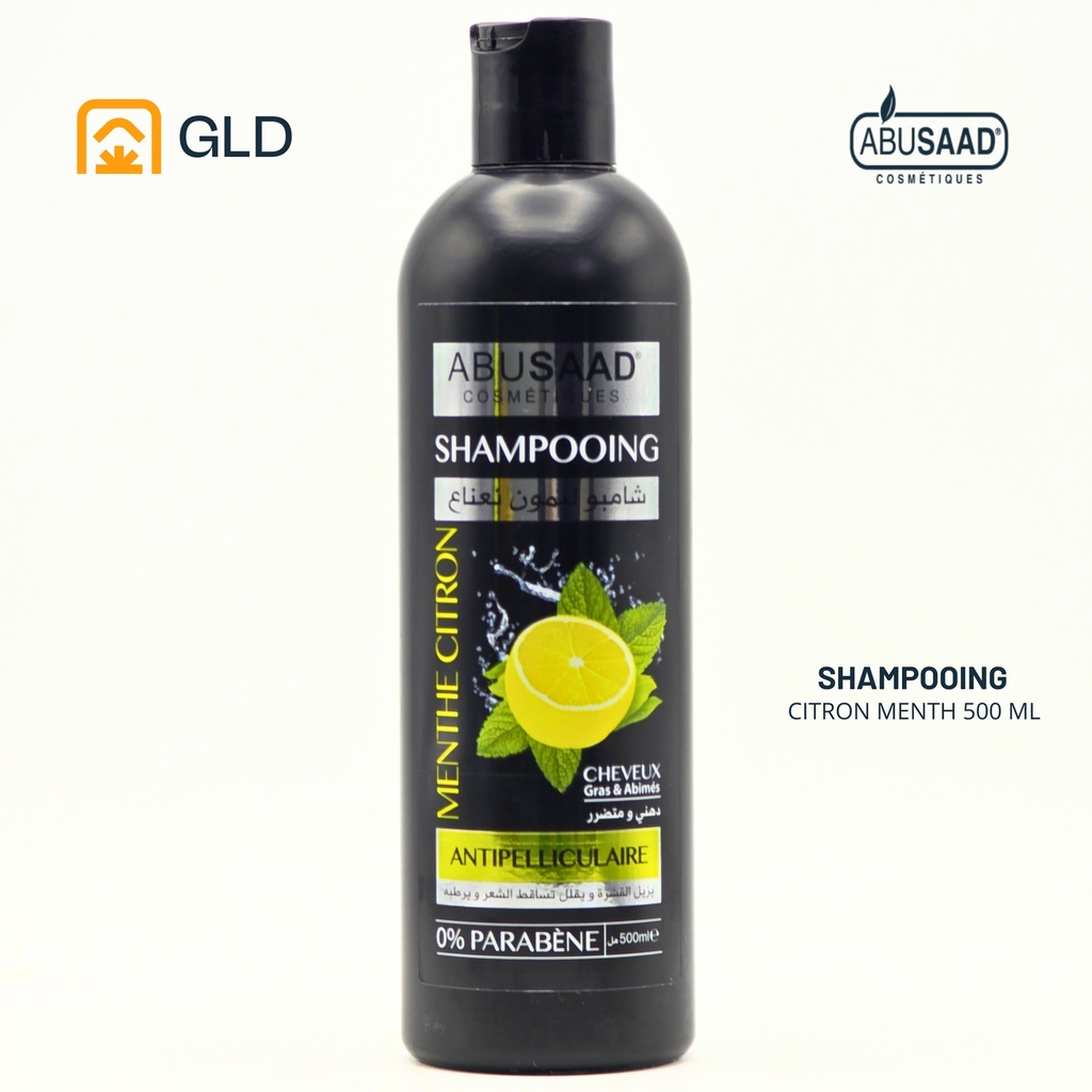 Shampooing Menthe Citron Antipelliculaire 500 Ml