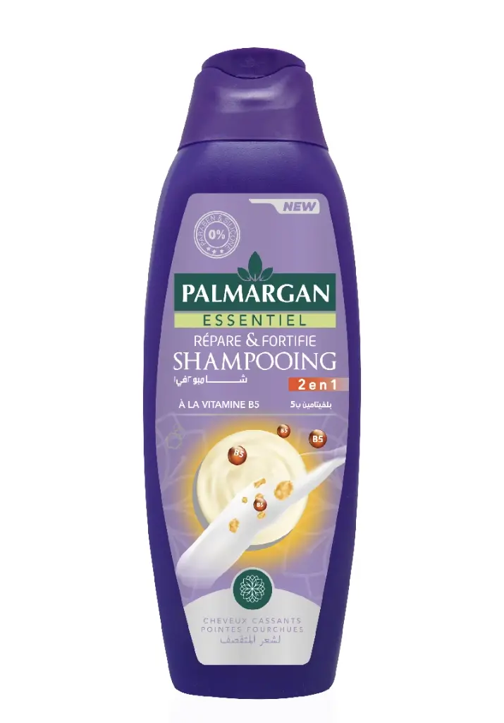 Shampooing Palmargan 2En1  Vitamine B5 (Cheveux Cassants)