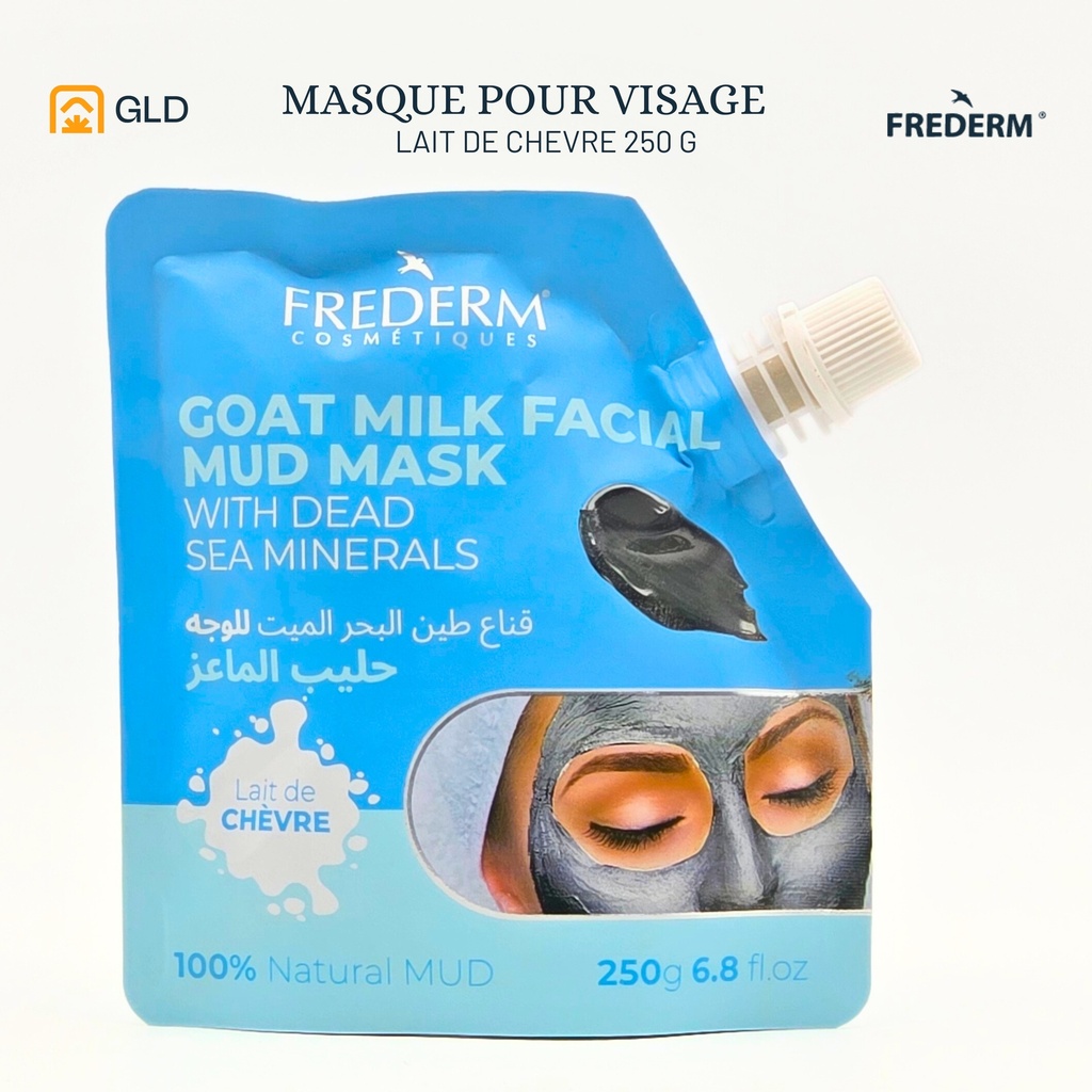 Masque Visage À La Boue De La Mer Morte Au Lait De Chevre 250 Gr
