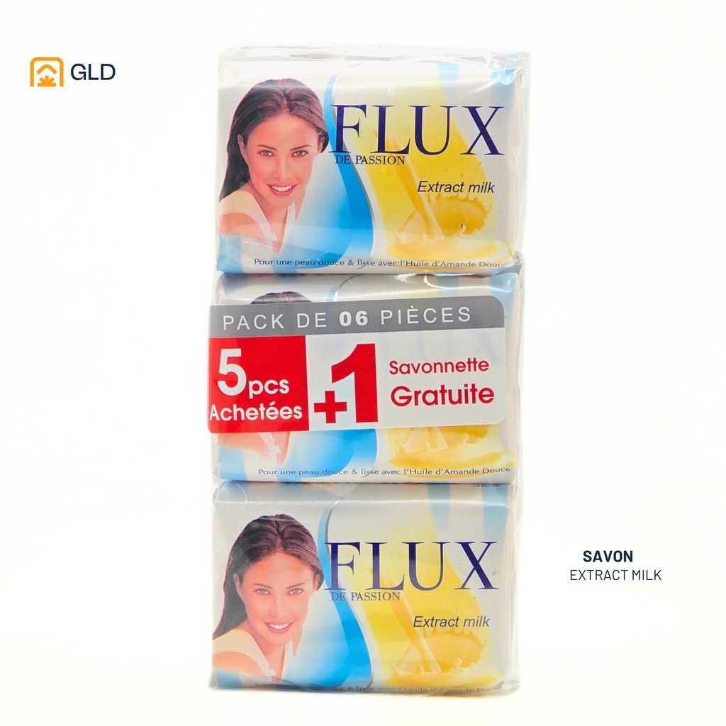 Savon Flux 6Ps  Extrait Milk 125 Gr