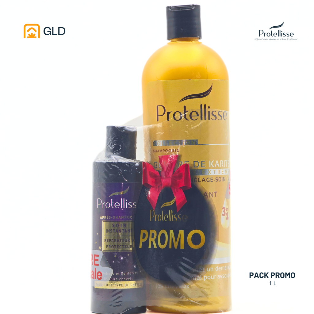 Shampooing 1L Promo Cheveux Secs (Jaune)