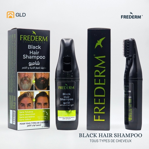 Shampooing Black Hair 200Ml Frederm 'New'