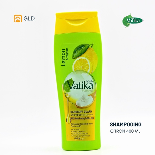 Shampooing Vatika Dandruff Guard Lemon & Yoghurt 400 Ml