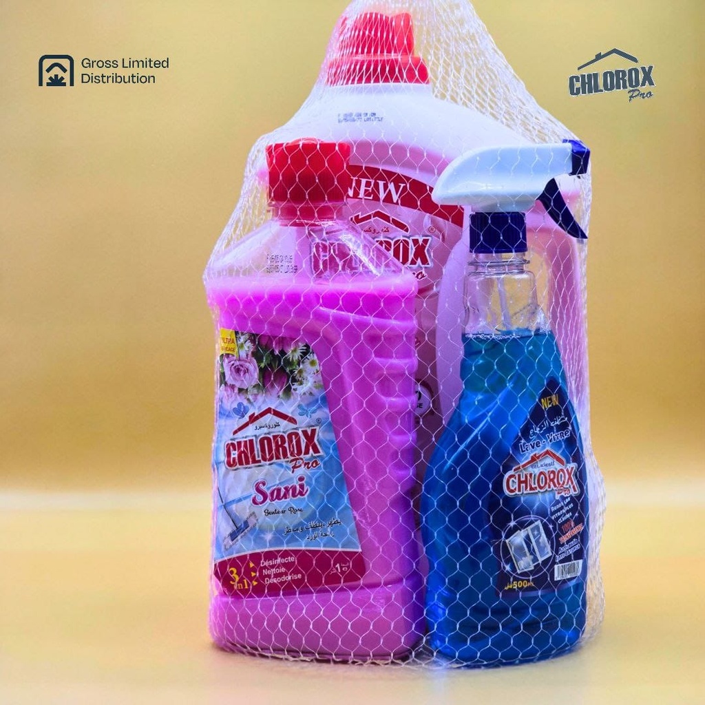 Pack Linge Chlorox Rose