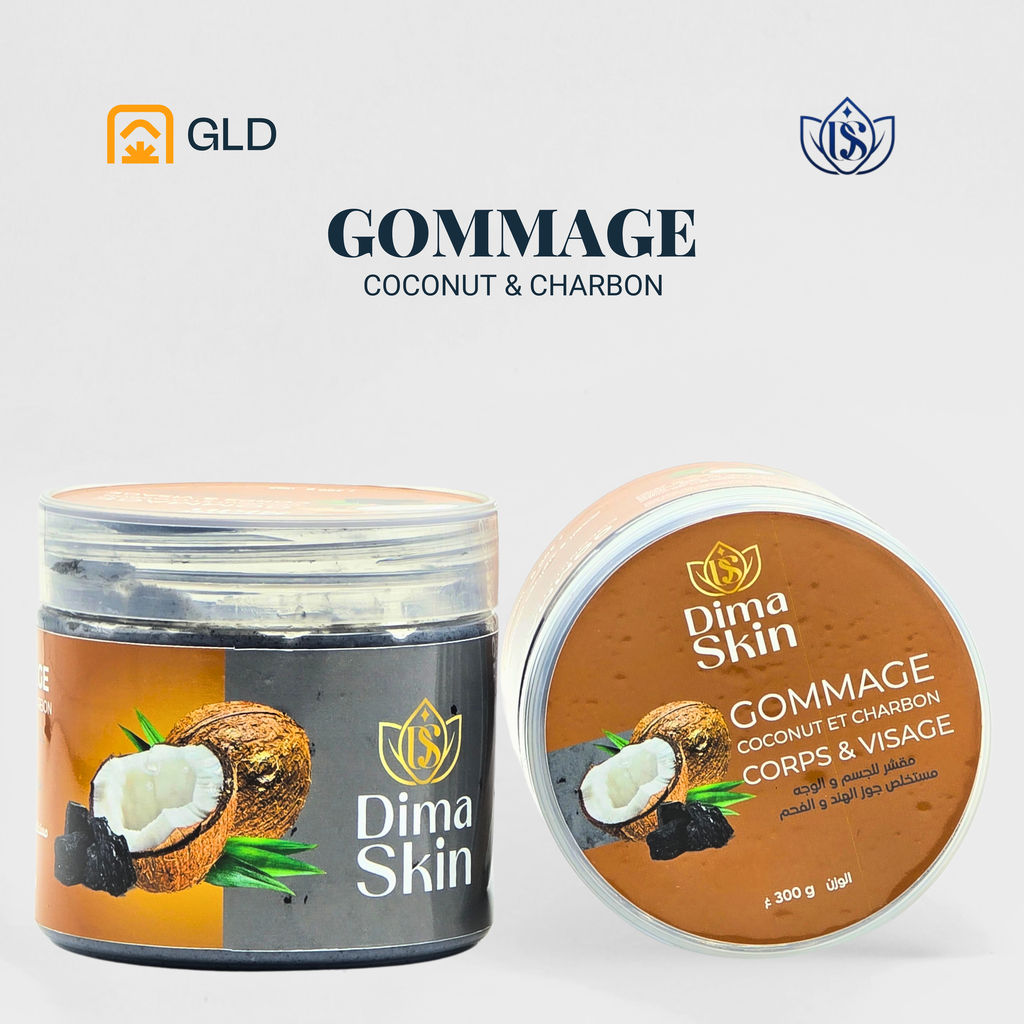 Gommage Dima Skin Charbon Et Coconut