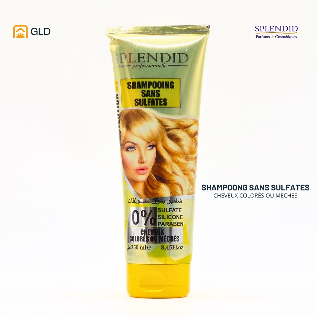 Shampoing Splendid Sans Sulfate Cheveux Colores