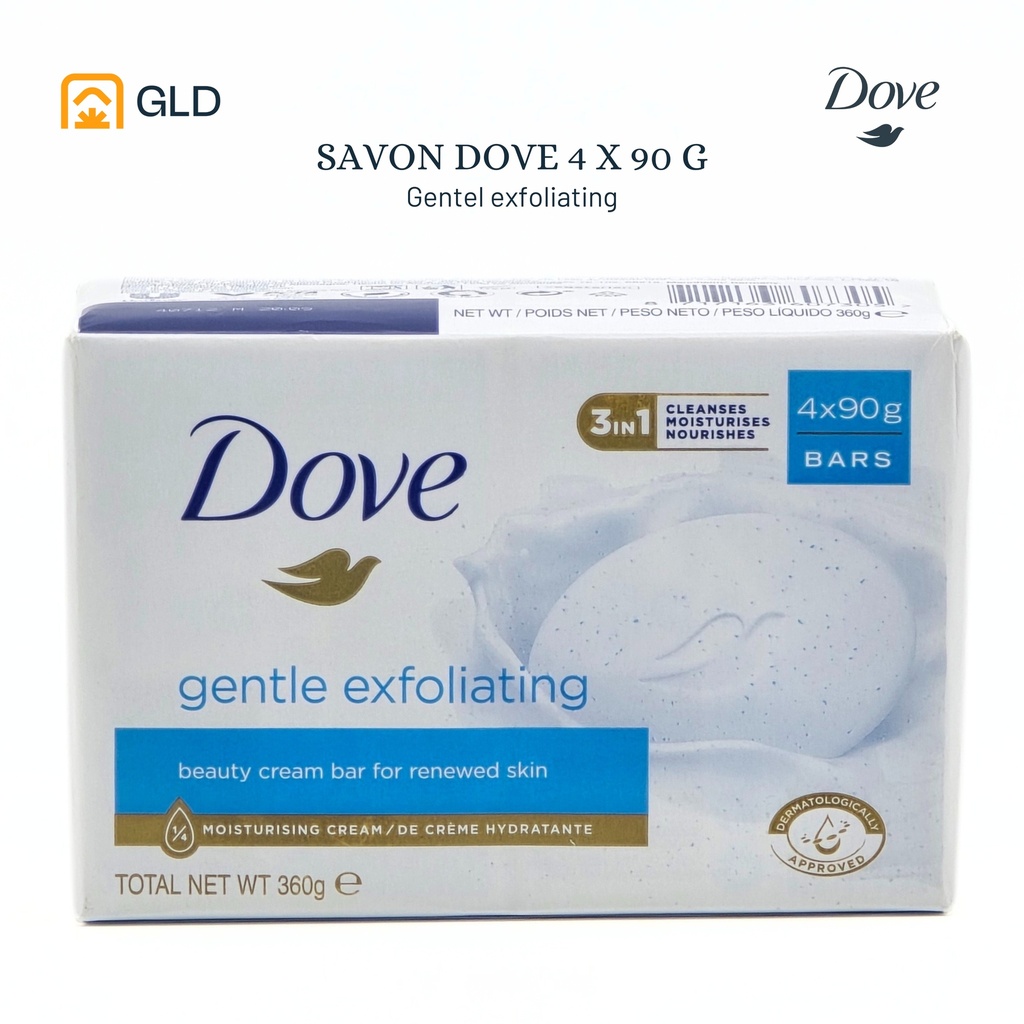 Savon Dove Gentel Exfoling 100G X 4