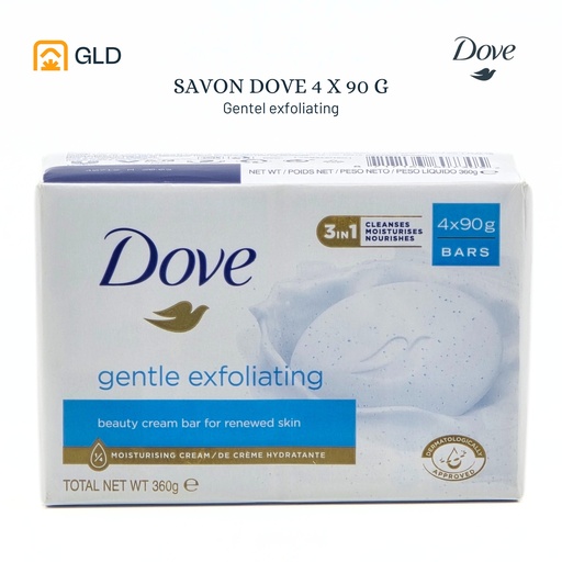 Savon Dove Gentel Exfoling 100G X 4