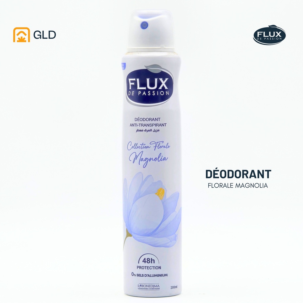 Deodorant Flux De Passion Collection Florale 200 Ml Magnolia