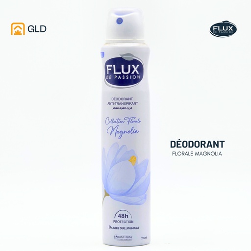 Deodorant Flux De Passion Collection Florale 200 Ml Magnolia
