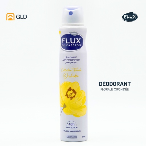Deodorant Flux de Passion Collection Florale Orchidée 200 Ml 