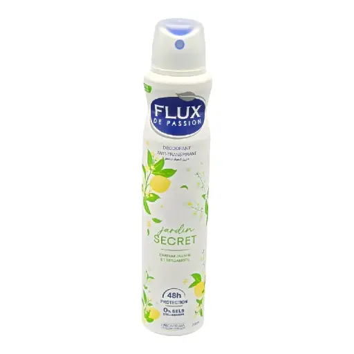 Deodorant Flux De Passion Jardin Secret Jasmin Et Bergamote 200 Ml