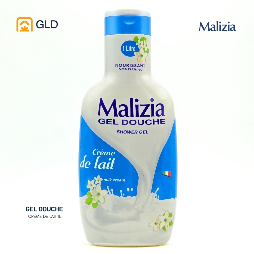 Gel Douche Malizia Creme de Lait 1 L