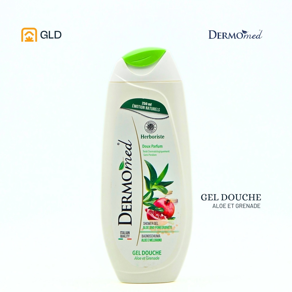 Gel Douche Dermomed Aloe Grenade 250 Ml