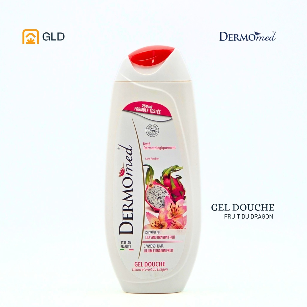 Gel Douche Dermomed Lilium Et Dragon Fruit 250 Ml