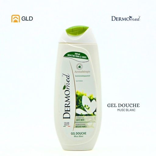 Gel Douche Dermomed Musc Blanc 250 Ml