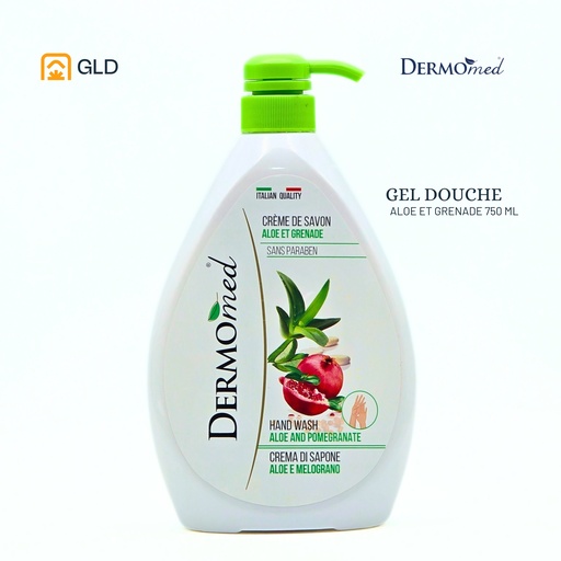 Savon Liquide Dermomed Aloe Grenade 1 L